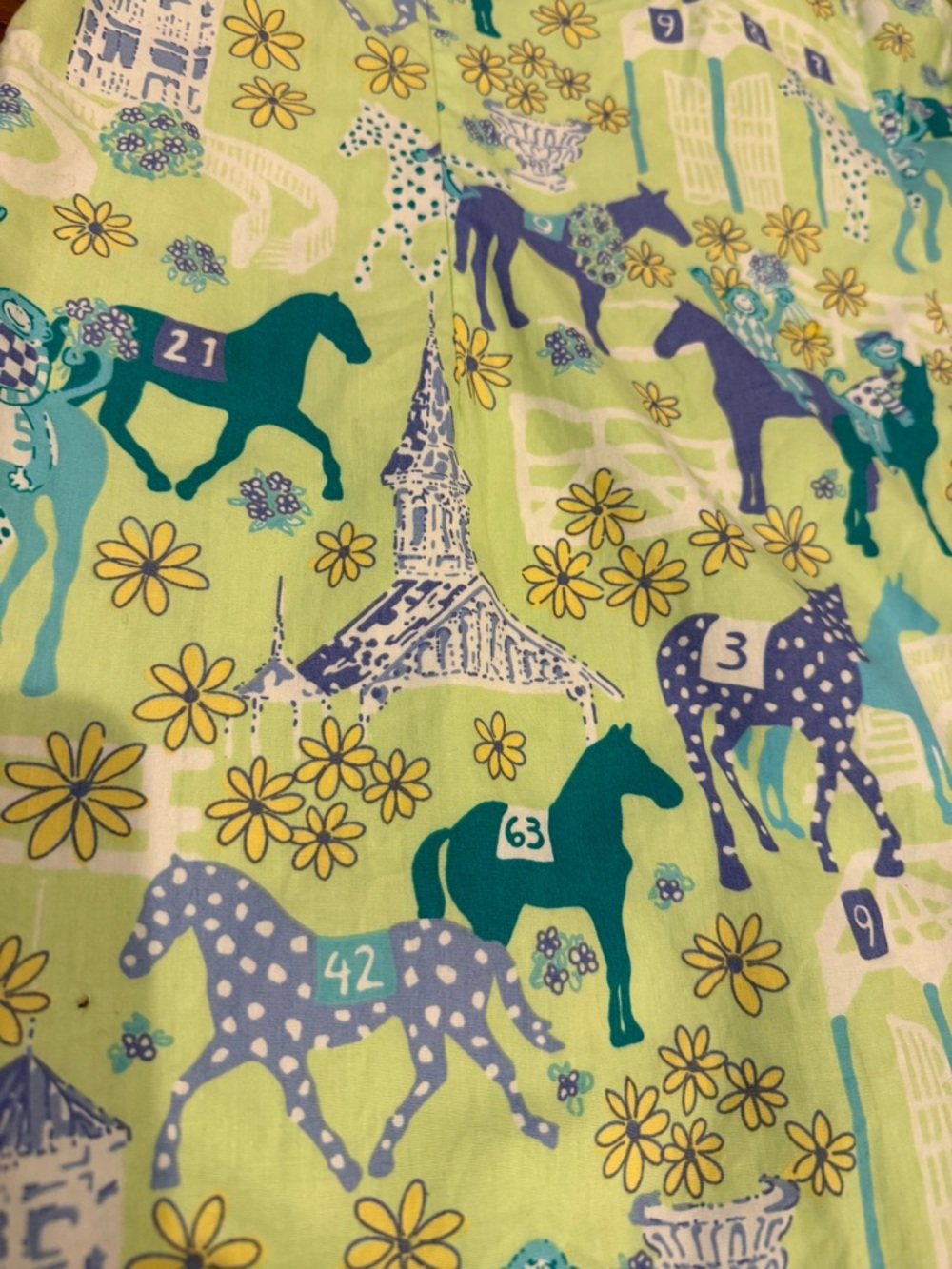 Lilly Pulitzer Limited Edition Sleeveless Shift Kentucky Derby Low Riders Dress - Picture 5 of 13